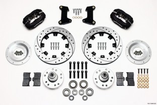 Wilwood 12.19" 4-piston Kit Drilled/Slotted