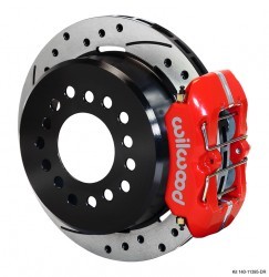Wilwood 11" 4-piston Rear w/Parking Brake/Drilled/Slotted/Red