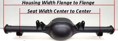 62-76 A-body 9" Housing and Axle package for Street-Lynx